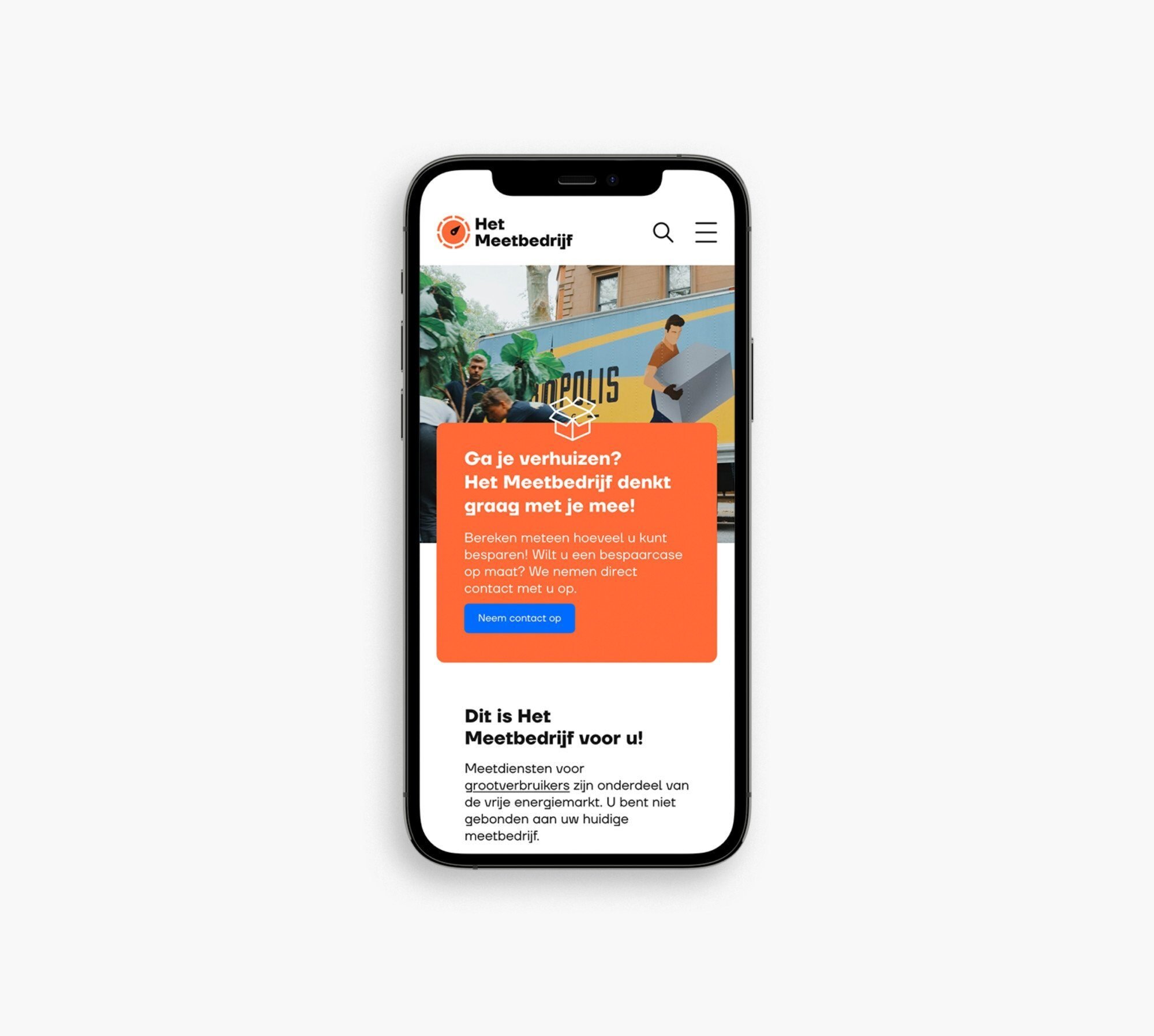 webdesign-iphone12-Het-Meetbedrijf